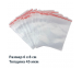 Пакет с зип замком (zip lock) 6 х 8 см, 45 мкм