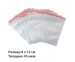 Пакет с зип замком (zip lock) 8 х 12 см, 45 мкм